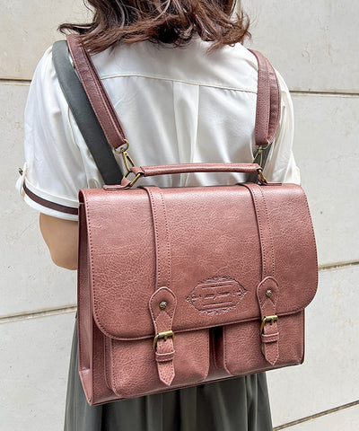 Double Pocket Satchel