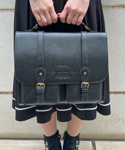 Double Pocket Satchel