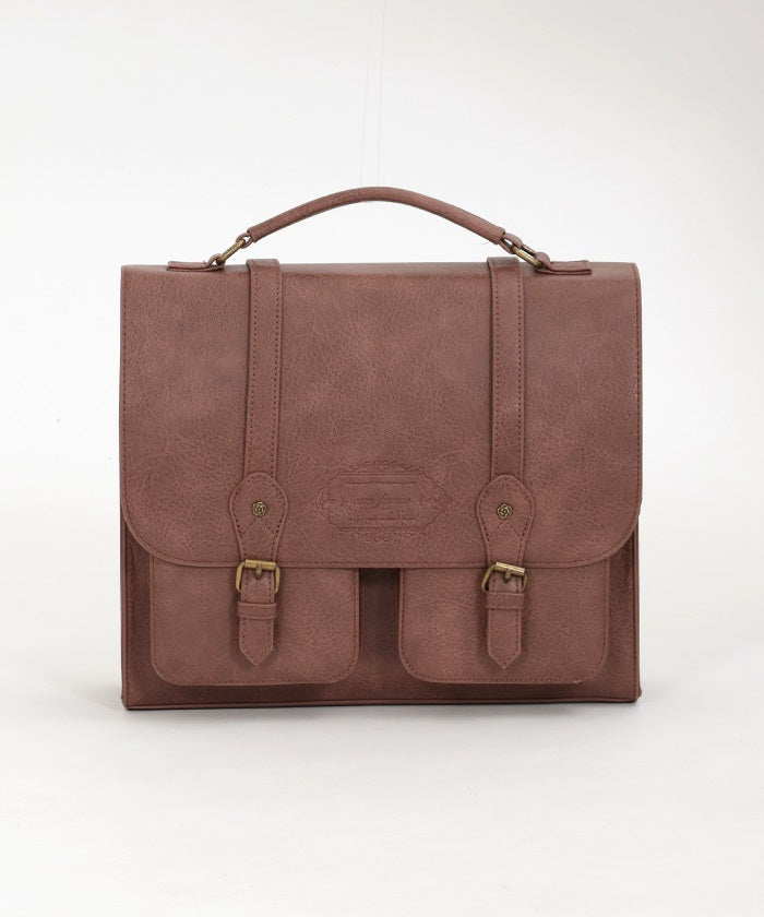 Double Pocket Satchel