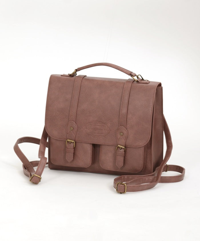 Double Pocket Satchel