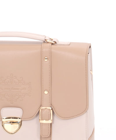 Color Scheme Flap Satchel Bag