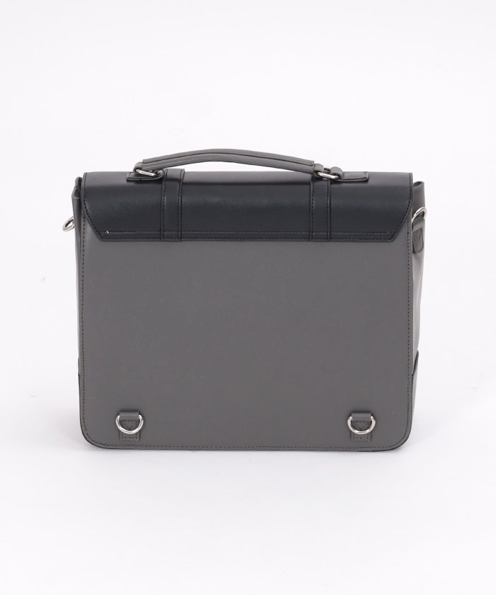 Color Scheme Flap Satchel Bag