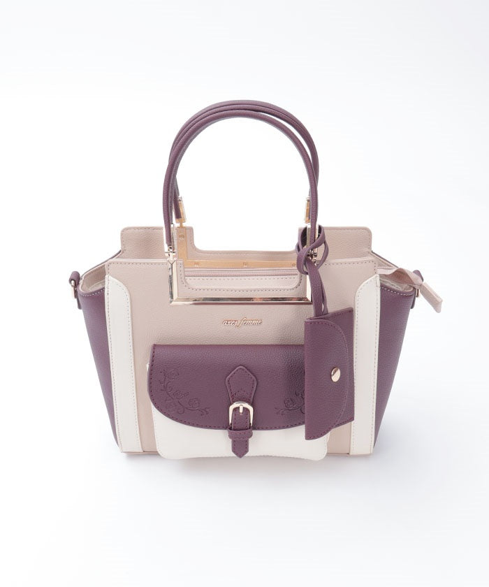 Rose Emboss Color Scheme Bag – axes femme from JAPAN Rose Emboss Color Scheme Bag – axes femme from JAPAN
