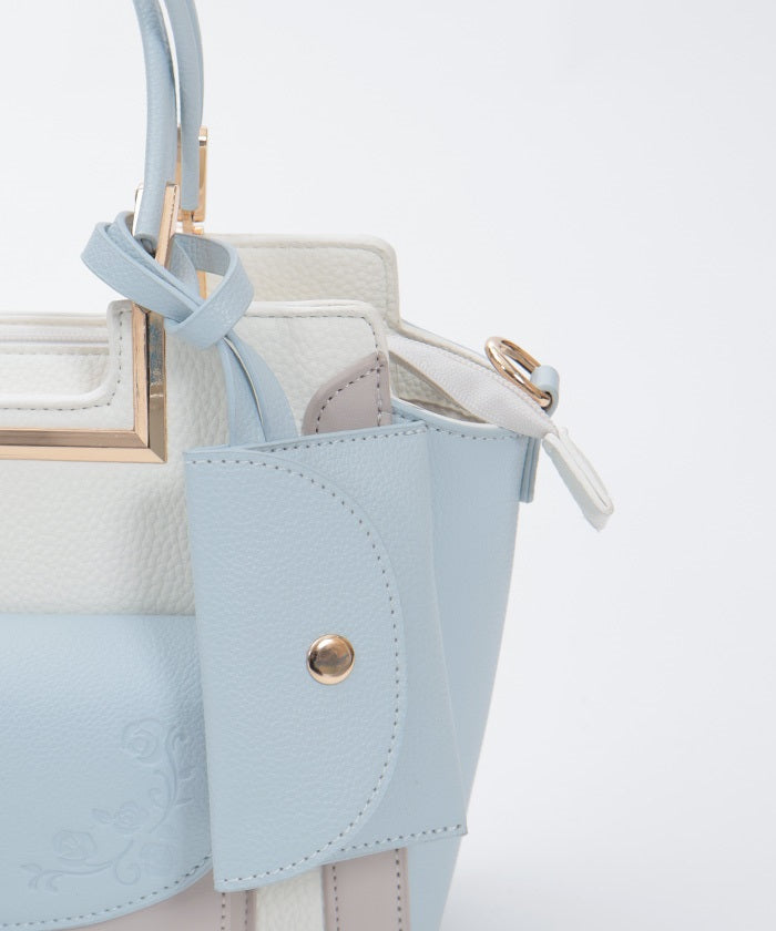 ayako Reversible bag lightgreen×white Pottery Bag/GREEN | ayako