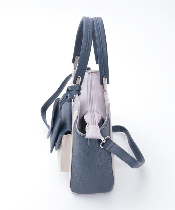 Rose Emboss Color Scheme Bag – axes femme from JAPAN