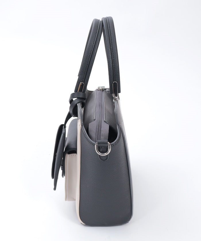 Rose Emboss Color Scheme Bag – axes femme from JAPAN