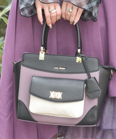 Rose Emboss Color Scheme Bag