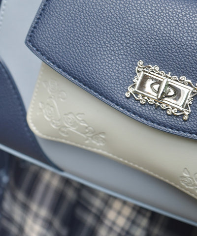 Rose Emboss Color Scheme Bag