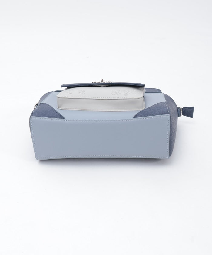 Rose Emboss Color Scheme Bag