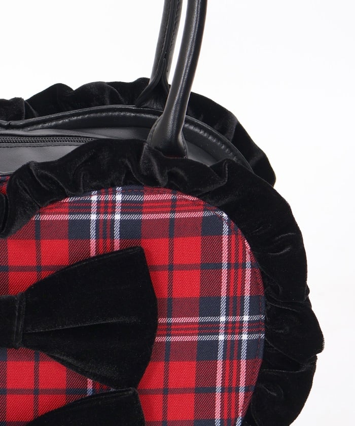 Tartan Plaid Heart Bag