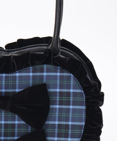 Tartan Plaid Heart Bag