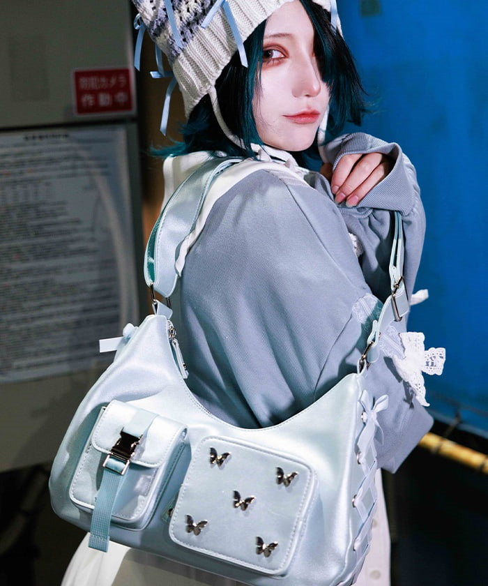 Side Lace-Up Bag