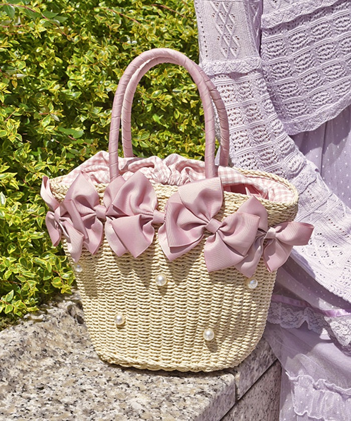 Ribbon Woven Style Bag