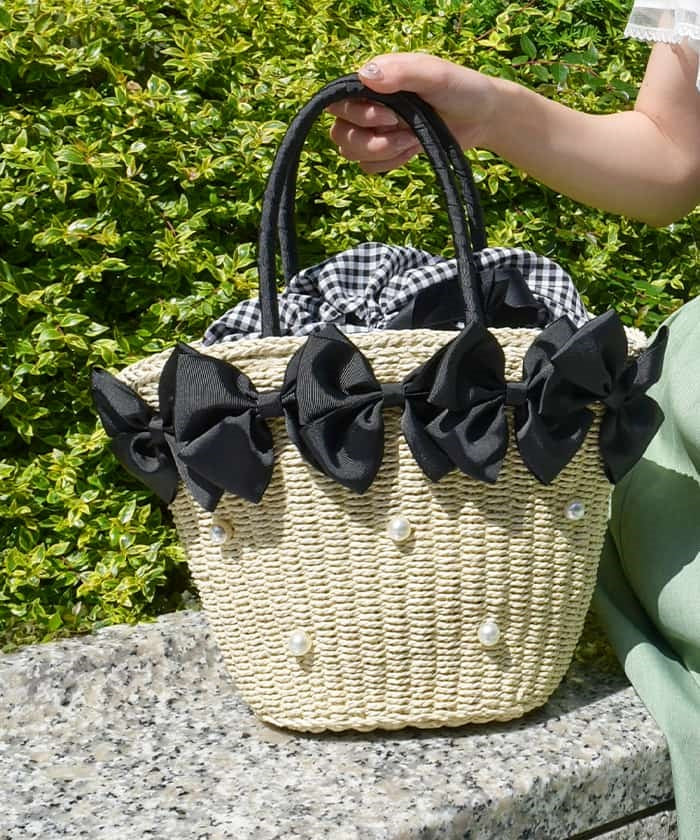 Ribbon Woven Style Bag