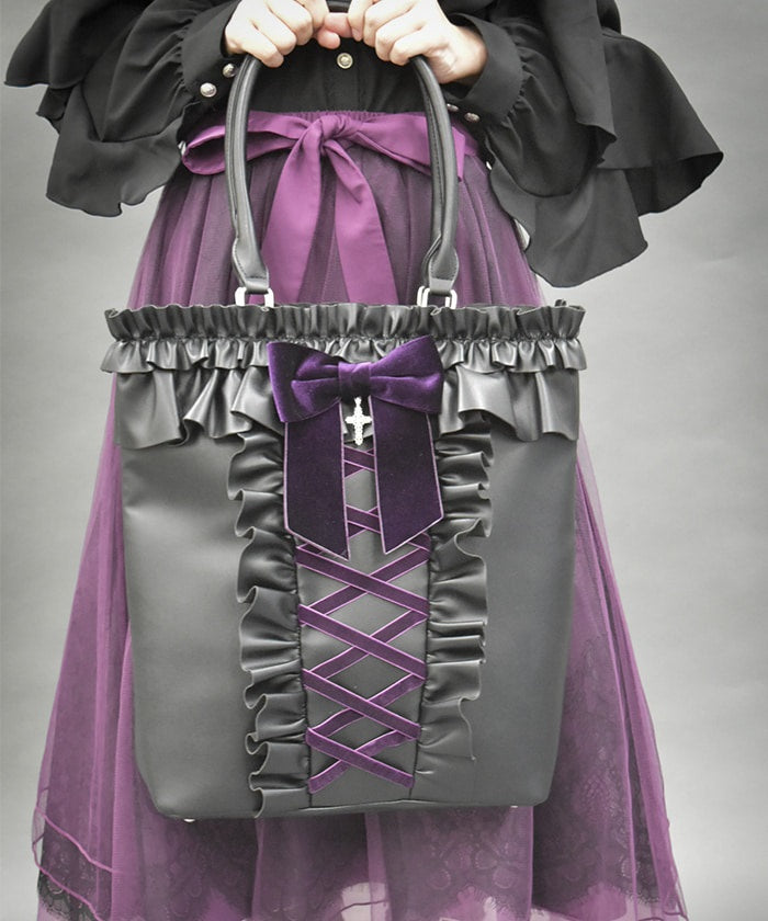 Lace-Up Frill Bag – axes femme from JAPAN
