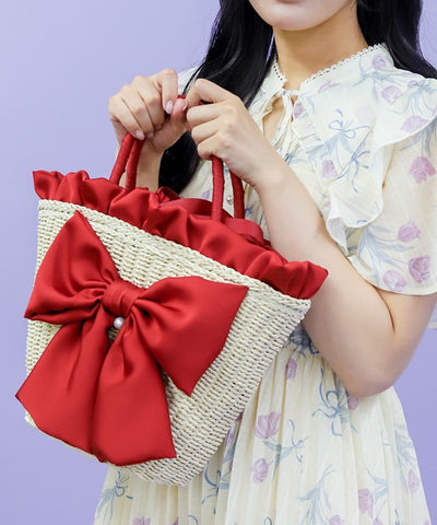 Ribbon Basket Bag