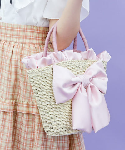 Ribbon Basket Bag