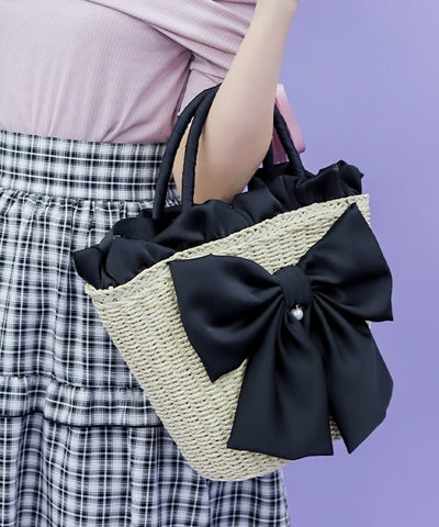 Ribbon Basket Bag