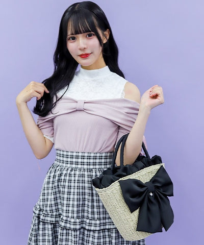 Ribbon Basket Bag