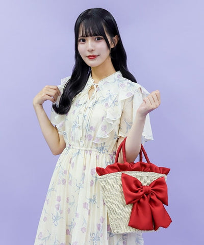 Ribbon Basket Bag