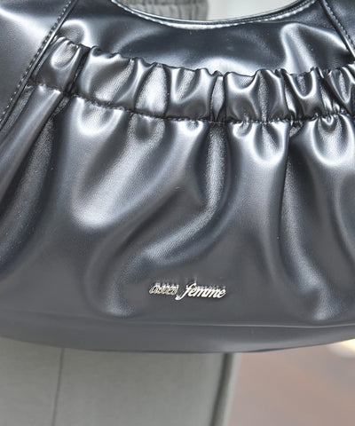 Side Pocket Gather Tote Bag