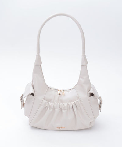 Side Pocket Gather Tote Bag