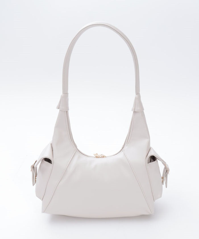 Side Pocket Gather Tote Bag