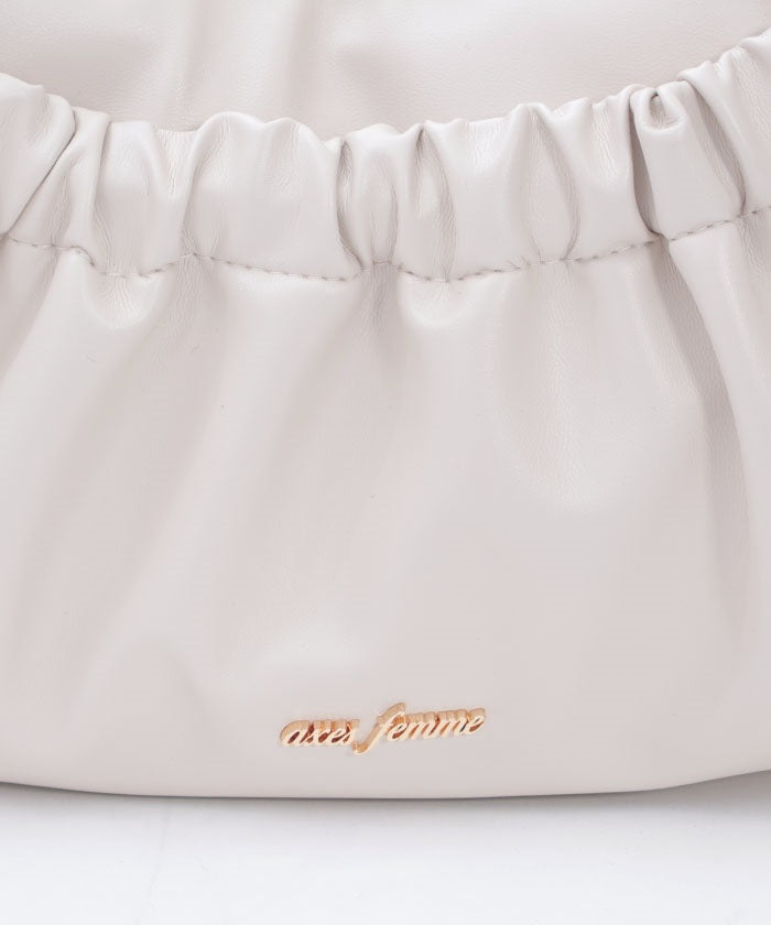 Side Pocket Gather Tote Bag