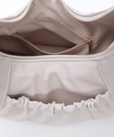 Side Pocket Gather Tote Bag