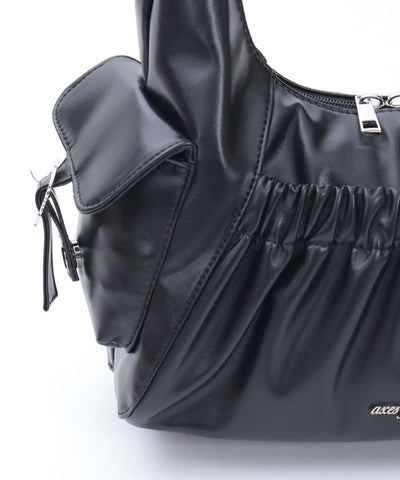 Side Pocket Gather Tote Bag