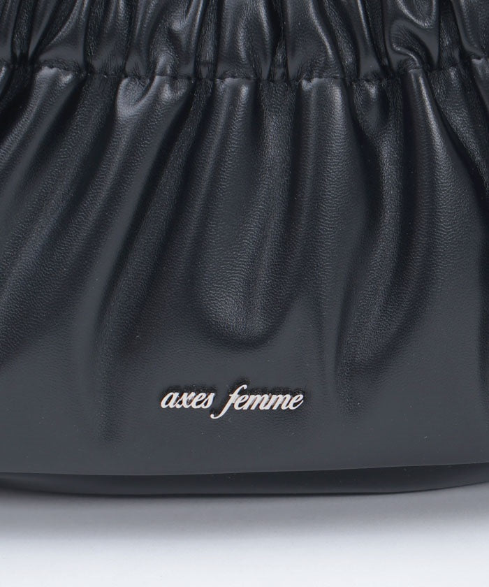 Side Pocket Gather Tote Bag
