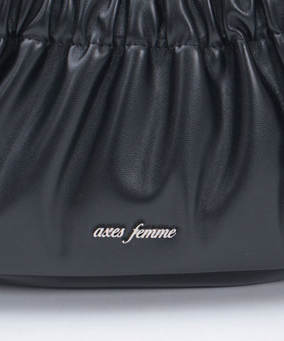 Side Pocket Gather Tote Bag