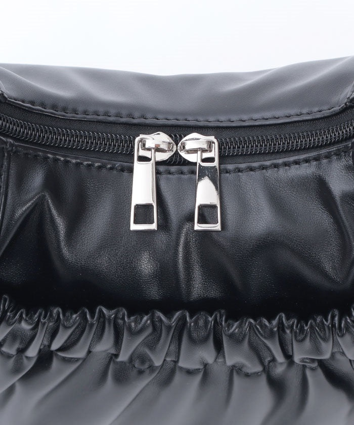 Side Pocket Gather Tote Bag
