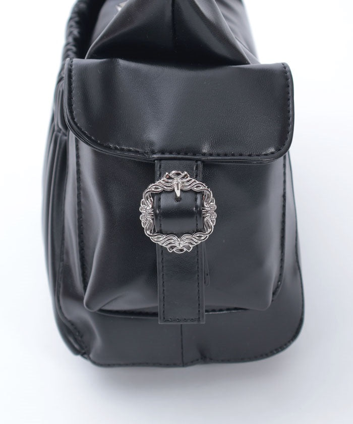 Side Pocket Gather Tote Bag