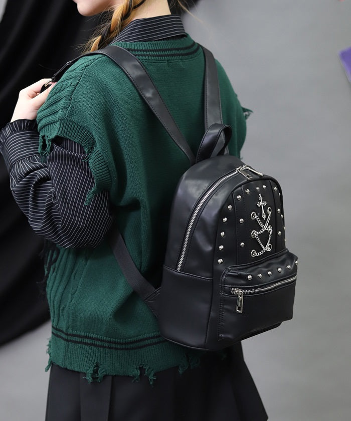 Chain Lace-Up Backpack – axes femme from JAPAN
