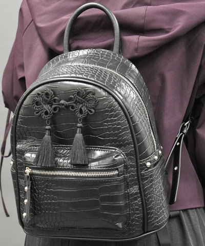 Chinese Button Design Backpack