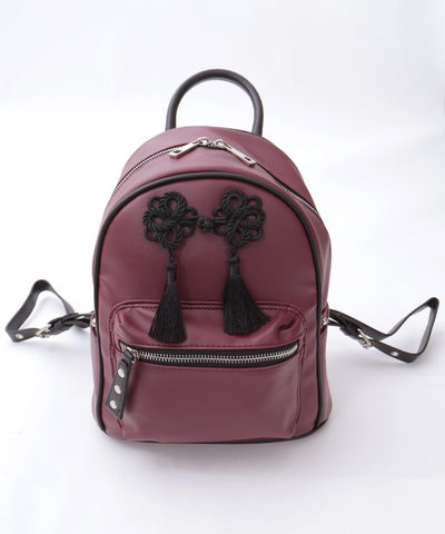 Chinese Button Design Backpack