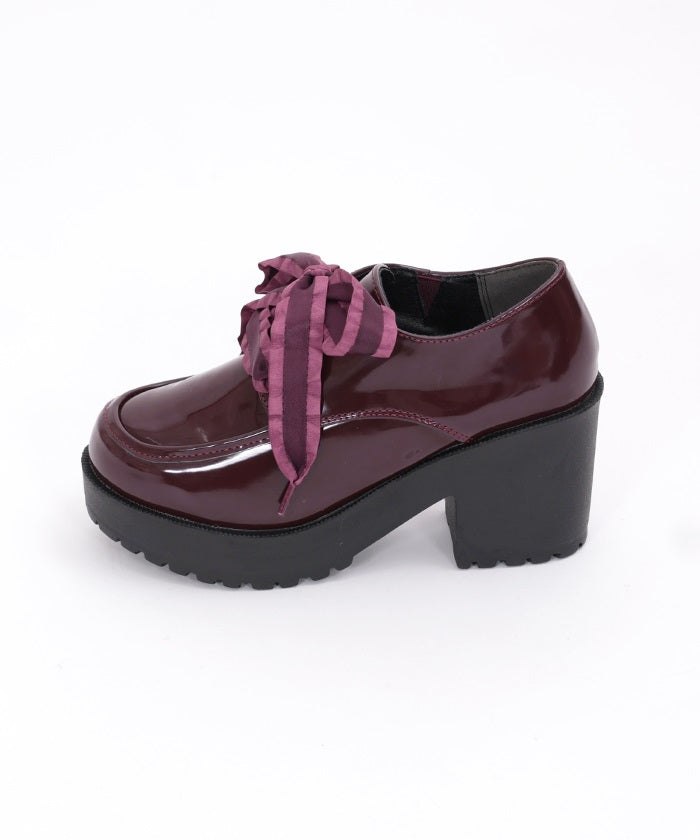 Lace-Up Platform Shoes