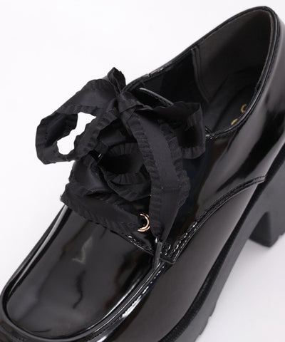 Lace-Up Platform Shoes