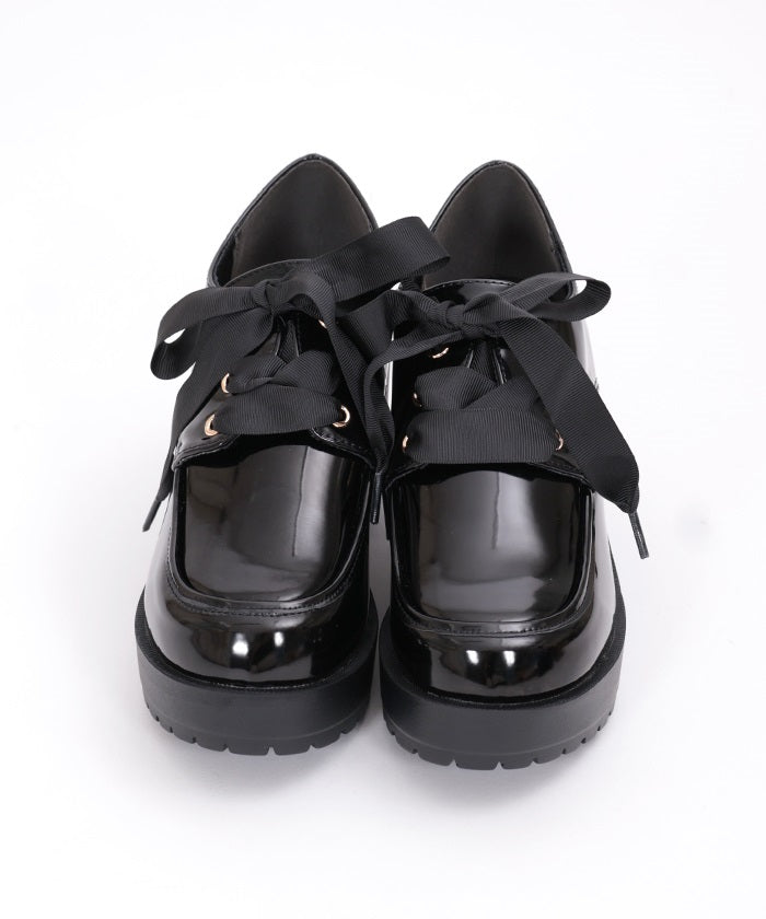 Lace-Up Platform Shoes