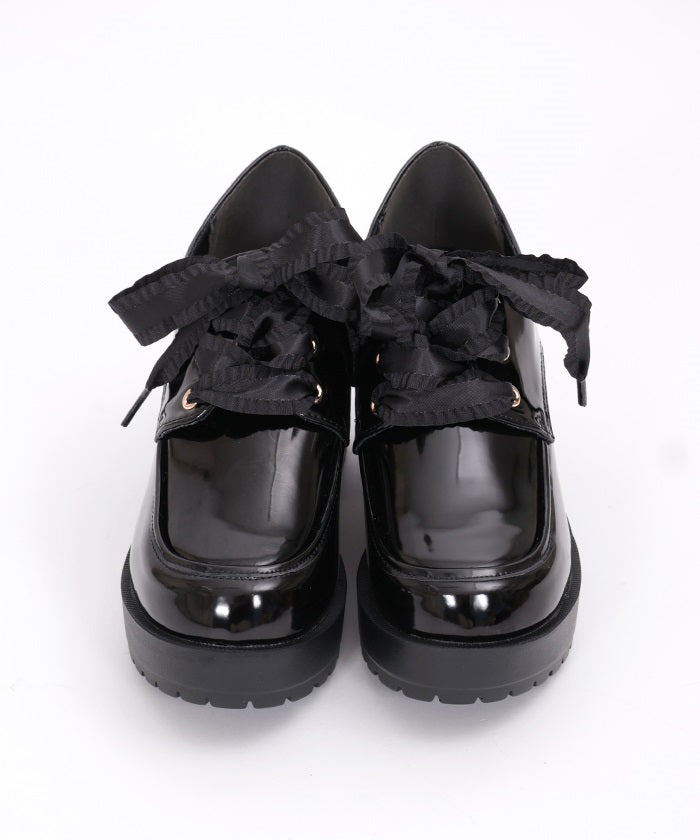 Lace-Up Platform Shoes