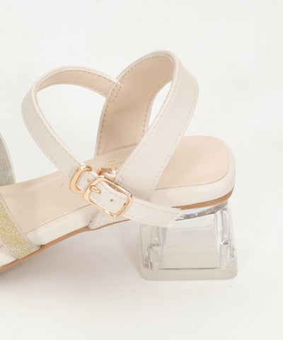 Clear Heel Sandals