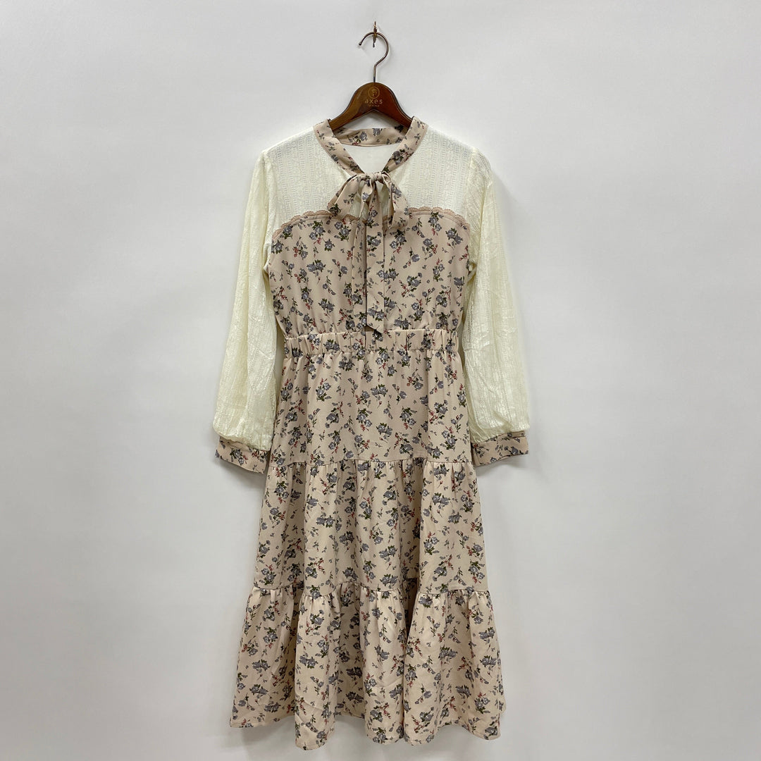 Flower Chiffon Dress – axes femme from JAPAN