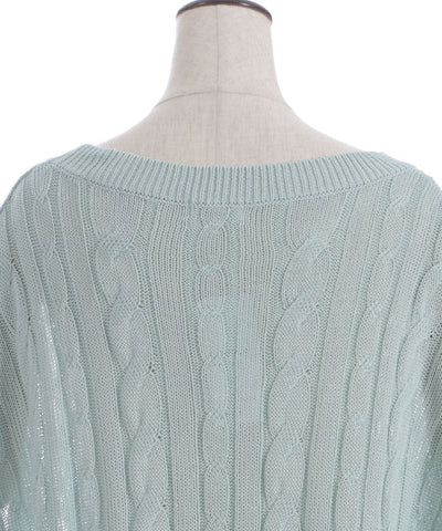 Ribbon Design Knit Vest