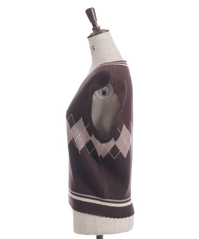 Pearl Argyle Vest