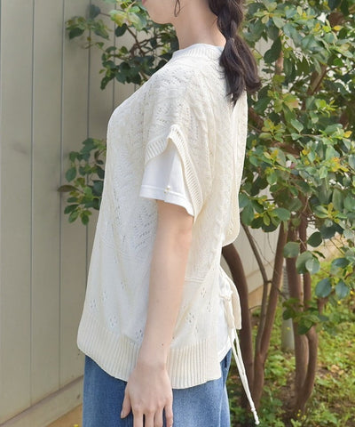 Knit Vest & T-Shirt Set