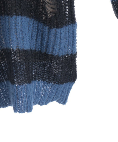 Striped Off-Shoulder Knit Pullover