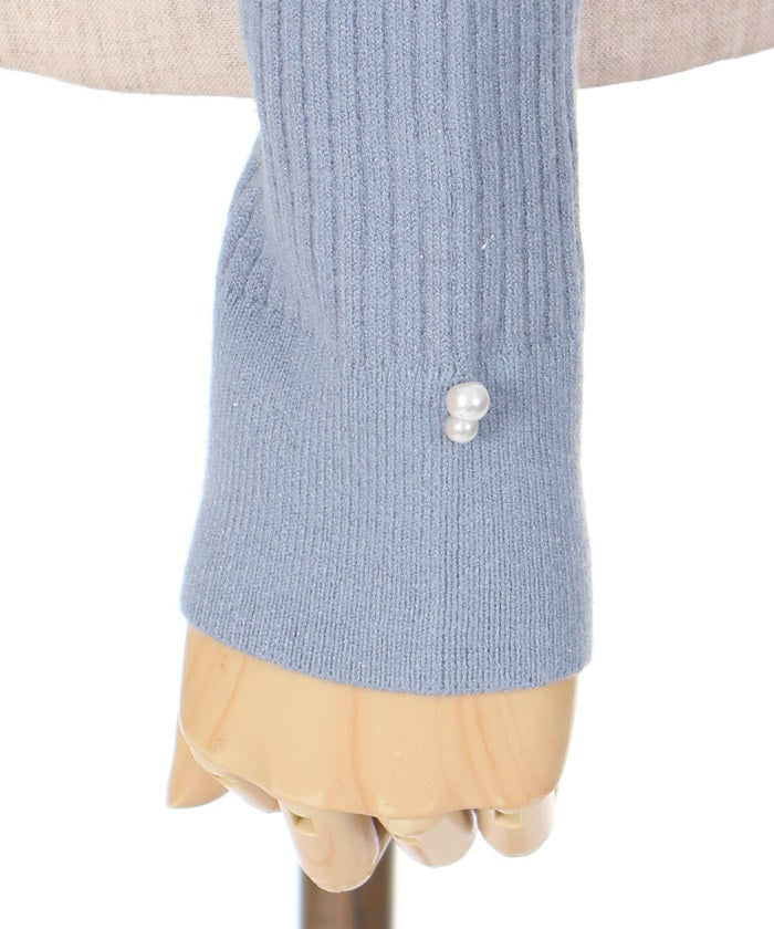 Random Pearl Design Knit