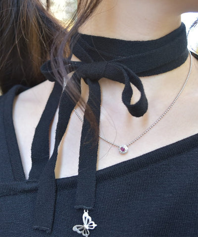 Choker Design Strap Knit