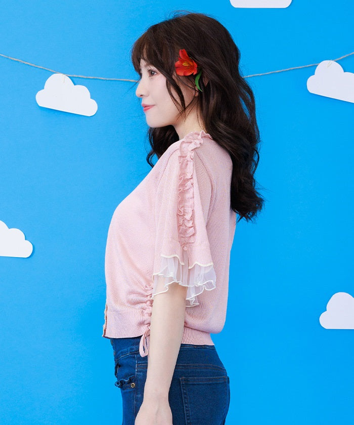 axes femme♡ビッグリボン♡タンクトップ♡オレンジ❤︎ Tops – axes femme from JAPAN